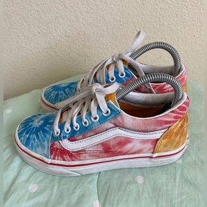Vans Old Skool Tie Dye Kids Sneakers size 2